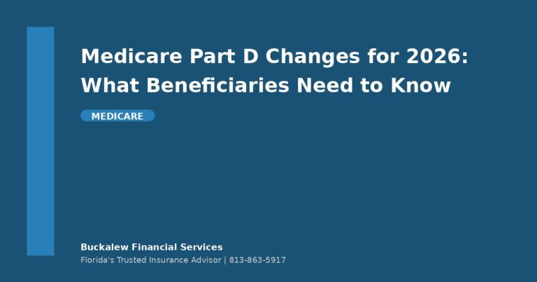 Medicare Part D Changes 2026 Florida: What Beneficiaries Need to Know